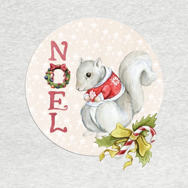 Noel Christmas Squirrel by sabrina.seeto@gmail.com
